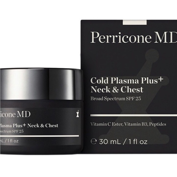 🆕 Perricone MD Cold Plasma+ Neck & Chest Broad Spectrum SPF 25 • Large 30ml - Picture 2 of 15